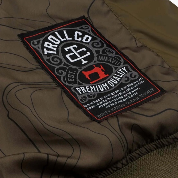 NEW Troll Co Men's Brolin Vest Large Military Green - Picture 4 of 4